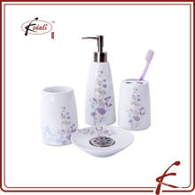 ceramic bathroom accessories kit for chaozhou home decor